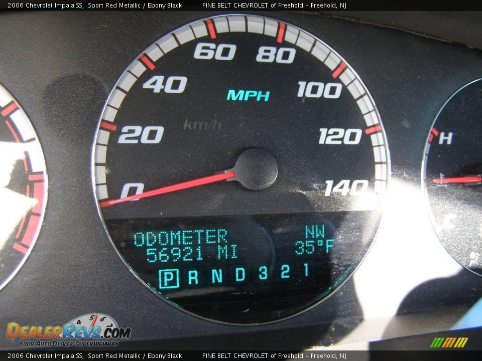 2006 Chevrolet Impala SS Sport Red Metallic / Ebony Black Photo #15