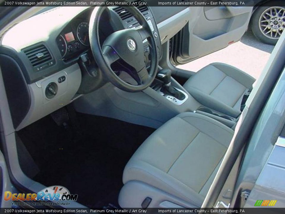 2007 Volkswagen Jetta Wolfsburg Edition Sedan Platinum Grey Metallic / Art Gray Photo #4