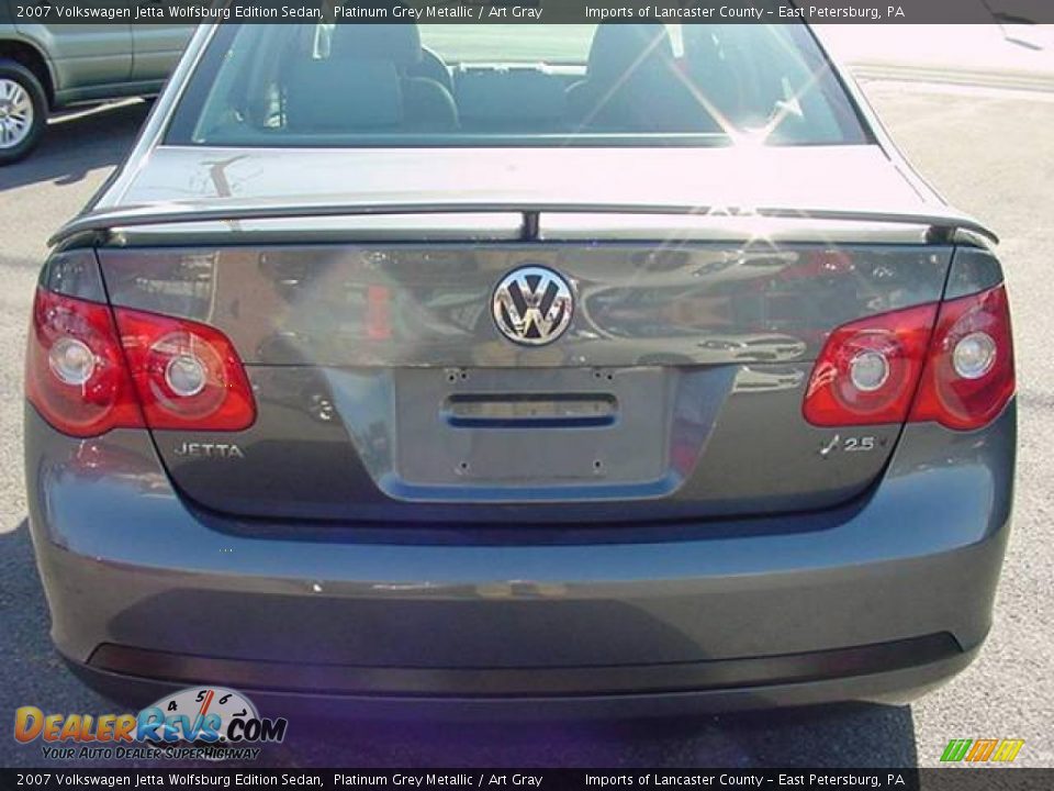 2007 Volkswagen Jetta Wolfsburg Edition Sedan Platinum Grey Metallic / Art Gray Photo #5