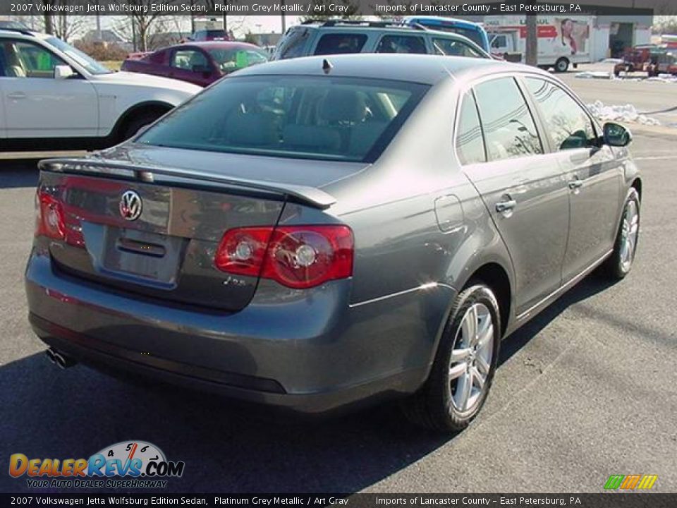 2007 Volkswagen Jetta Wolfsburg Edition Sedan Platinum Grey Metallic / Art Gray Photo #6