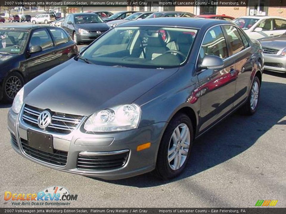 2007 Volkswagen Jetta Wolfsburg Edition Sedan Platinum Grey Metallic / Art Gray Photo #7
