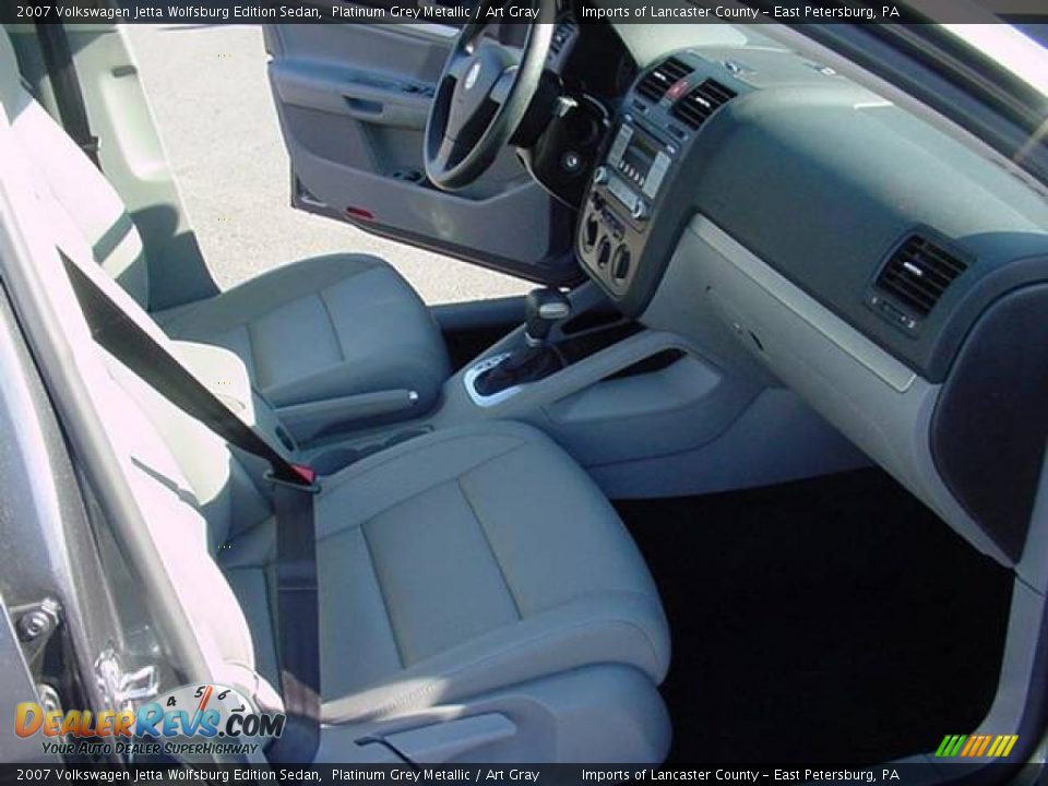 2007 Volkswagen Jetta Wolfsburg Edition Sedan Platinum Grey Metallic / Art Gray Photo #8