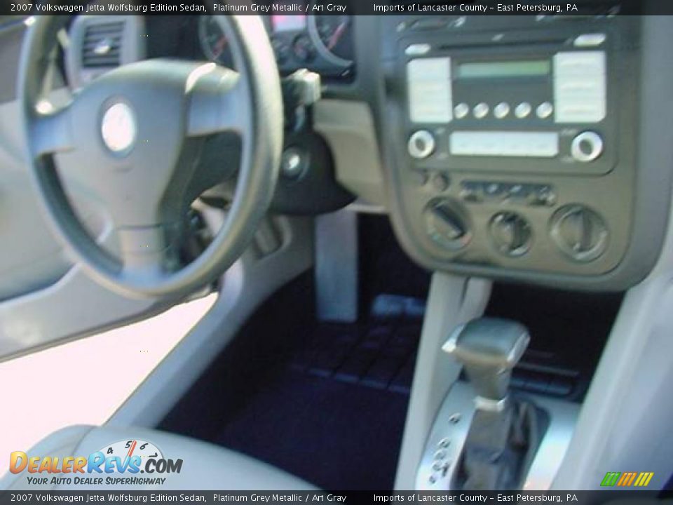 2007 Volkswagen Jetta Wolfsburg Edition Sedan Platinum Grey Metallic / Art Gray Photo #10