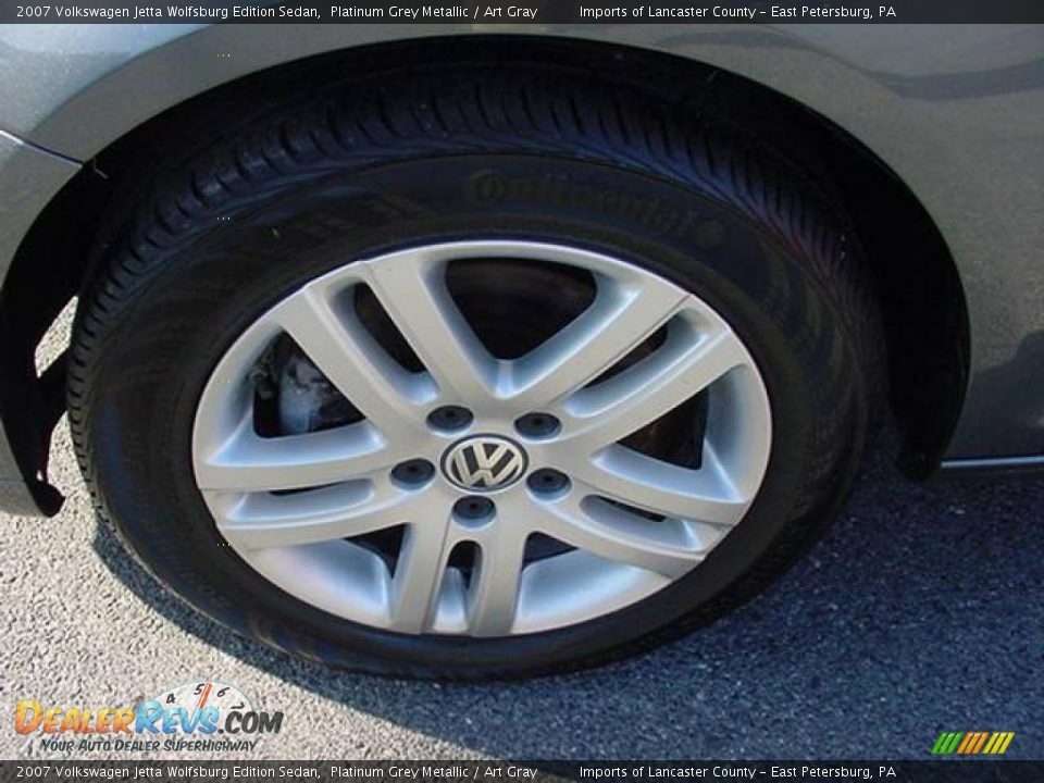 2007 Volkswagen Jetta Wolfsburg Edition Sedan Platinum Grey Metallic / Art Gray Photo #11