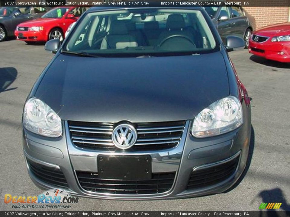2007 Volkswagen Jetta Wolfsburg Edition Sedan Platinum Grey Metallic / Art Gray Photo #12