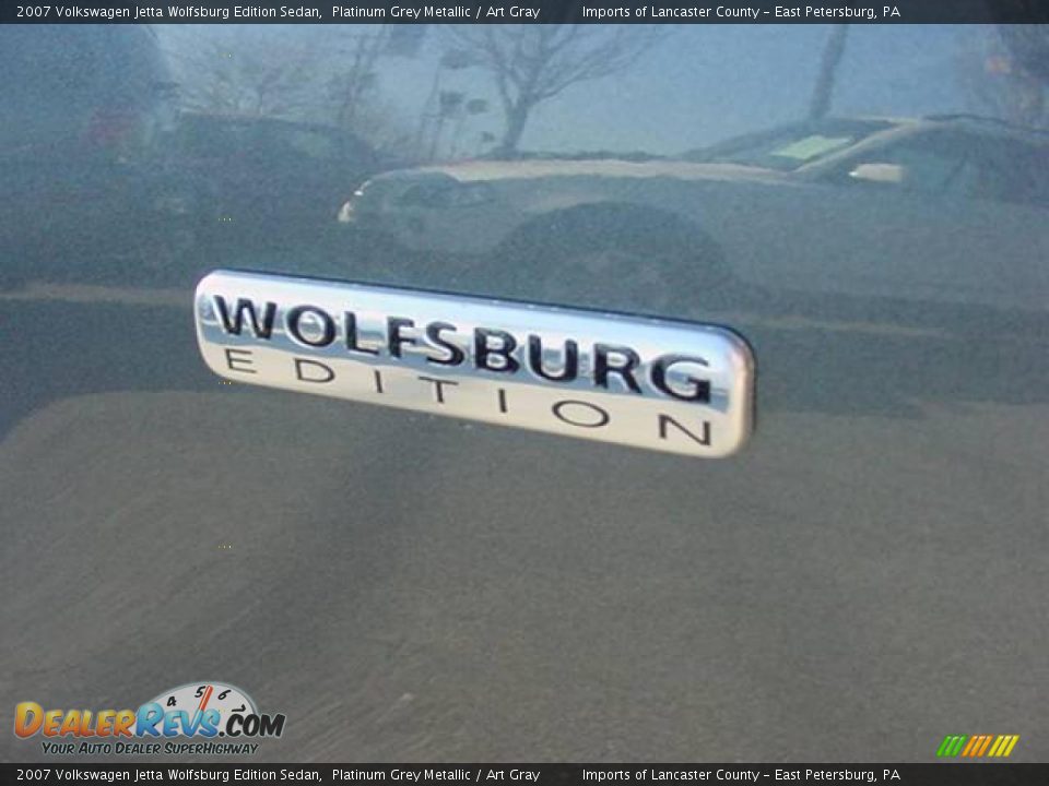 2007 Volkswagen Jetta Wolfsburg Edition Sedan Platinum Grey Metallic / Art Gray Photo #13