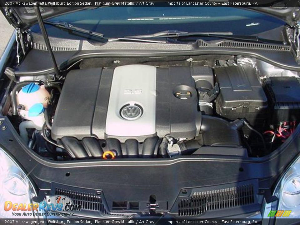 2007 Volkswagen Jetta Wolfsburg Edition Sedan Platinum Grey Metallic / Art Gray Photo #14