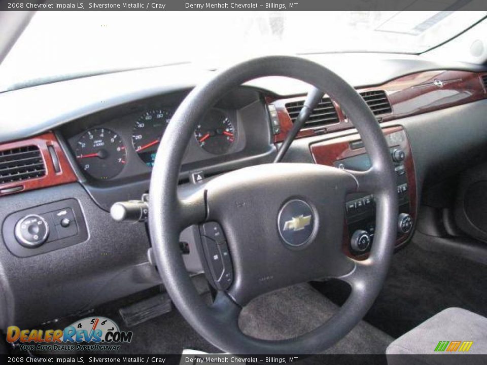 2008 Chevrolet Impala LS Silverstone Metallic / Gray Photo #10