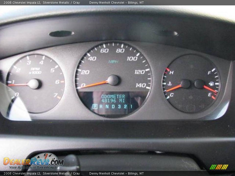 2008 Chevrolet Impala LS Silverstone Metallic / Gray Photo #12