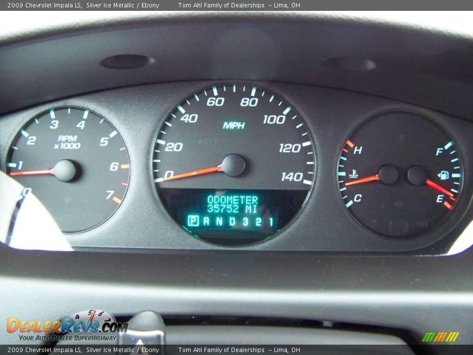 2009 Chevrolet Impala LS Silver Ice Metallic / Ebony Photo #15