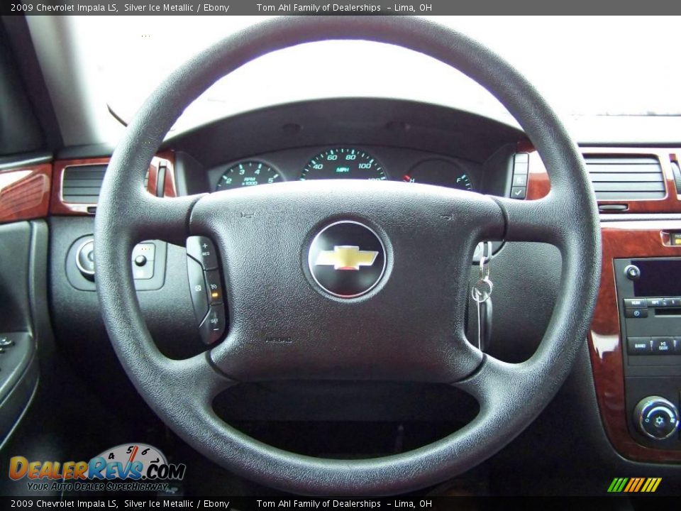 2009 Chevrolet Impala LS Silver Ice Metallic / Ebony Photo #16