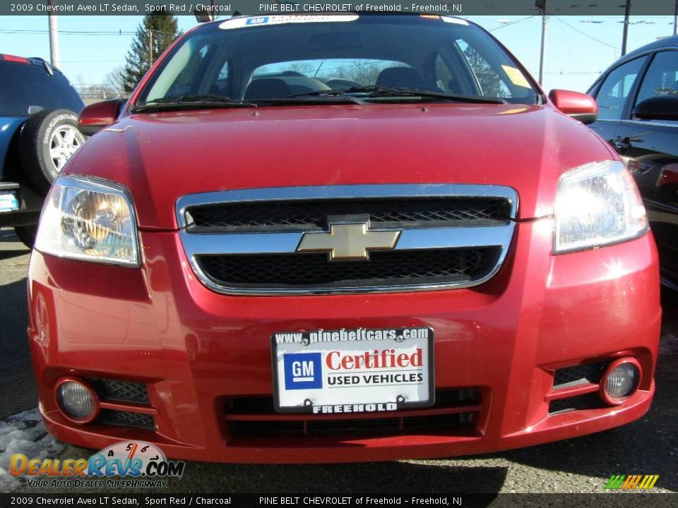 2009 Chevrolet Aveo LT Sedan Sport Red / Charcoal Photo #2
