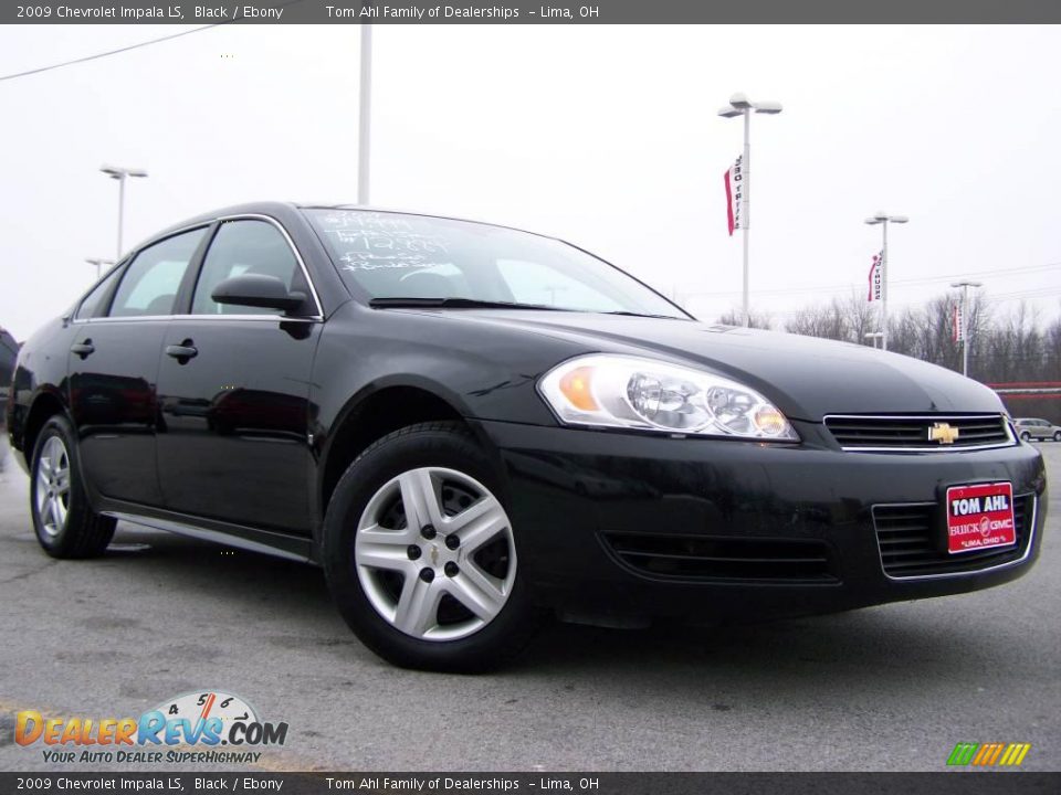 2009 Chevrolet Impala LS Black / Ebony Photo #1