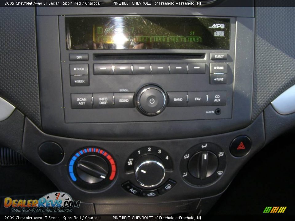 2009 Chevrolet Aveo LT Sedan Sport Red / Charcoal Photo #6