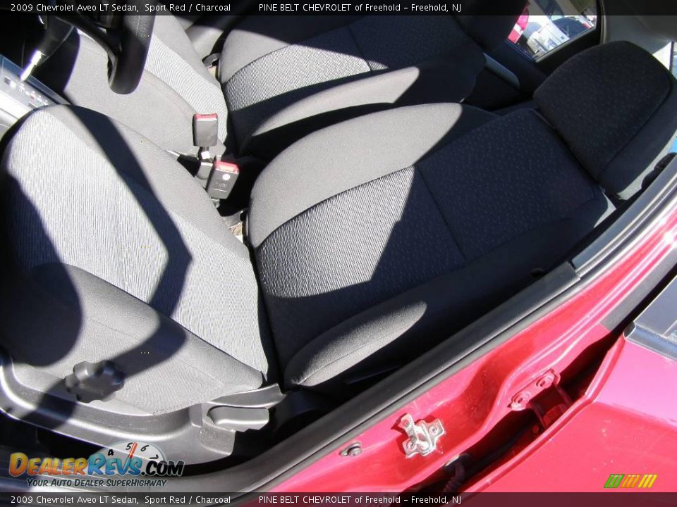 2009 Chevrolet Aveo LT Sedan Sport Red / Charcoal Photo #11