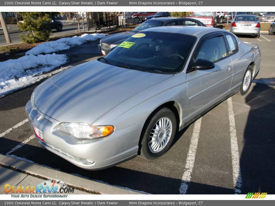 2000 Chevrolet Monte Carlo LS Galaxy Silver Metallic / Dark Pewter Photo #1