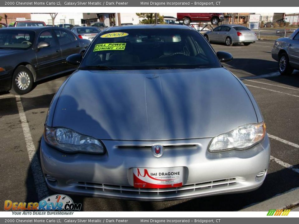 2000 Chevrolet Monte Carlo LS Galaxy Silver Metallic / Dark Pewter Photo #2