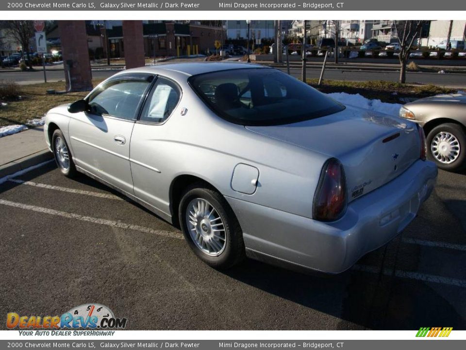 2000 Chevrolet Monte Carlo LS Galaxy Silver Metallic / Dark Pewter Photo #6