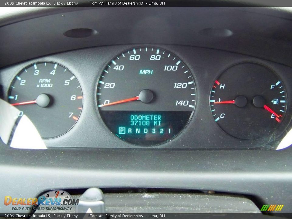 2009 Chevrolet Impala LS Black / Ebony Photo #15