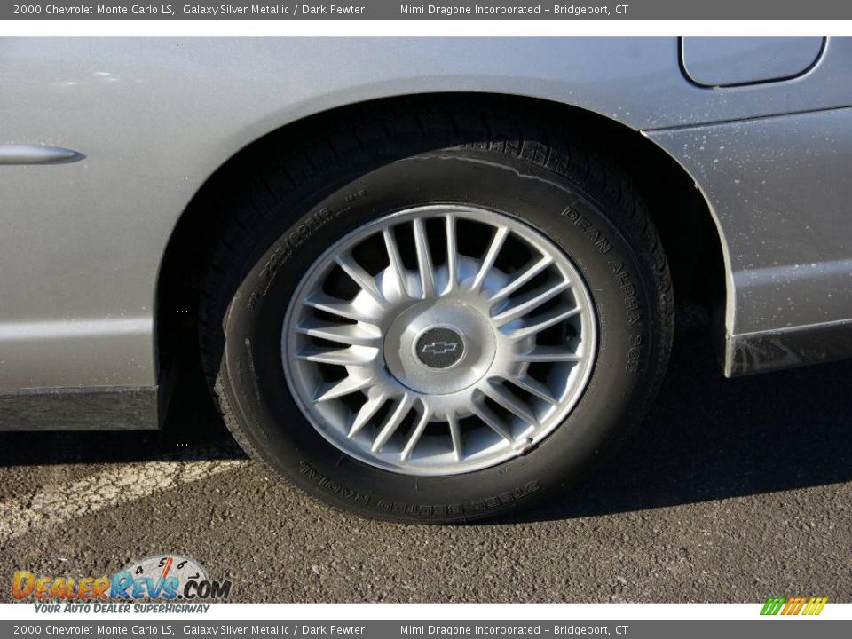 2000 Chevrolet Monte Carlo LS Galaxy Silver Metallic / Dark Pewter Photo #7