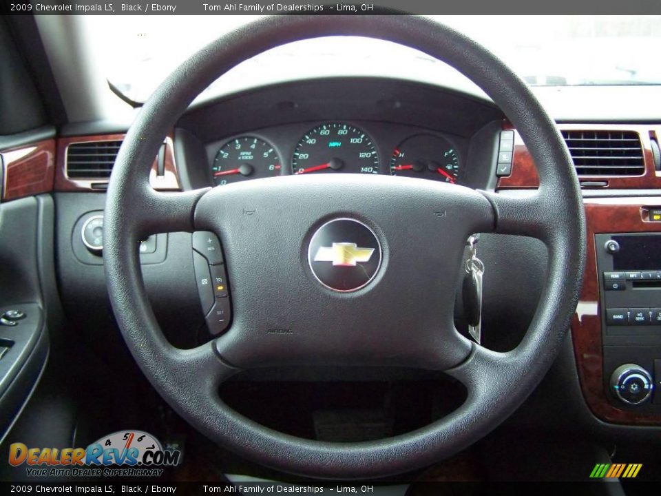 2009 Chevrolet Impala LS Black / Ebony Photo #16