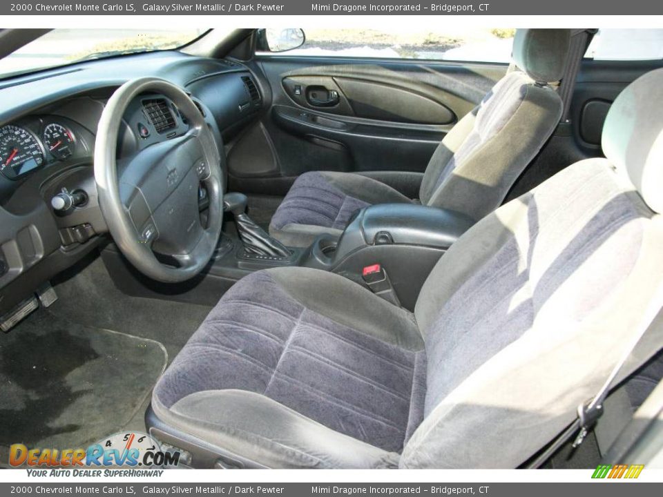 2000 Chevrolet Monte Carlo LS Galaxy Silver Metallic / Dark Pewter Photo #9