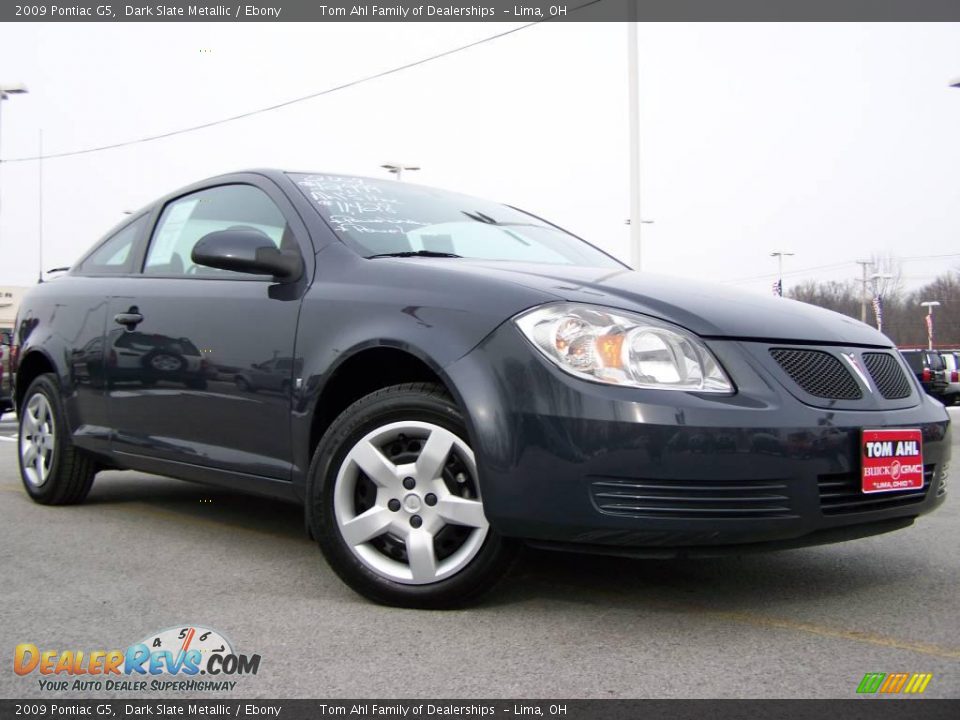 2009 Pontiac G5 Dark Slate Metallic / Ebony Photo #1