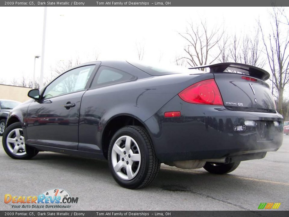 2009 Pontiac G5 Dark Slate Metallic / Ebony Photo #3