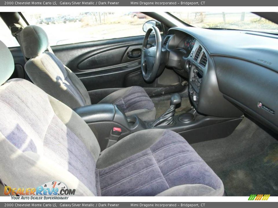 2000 Chevrolet Monte Carlo LS Galaxy Silver Metallic / Dark Pewter Photo #13
