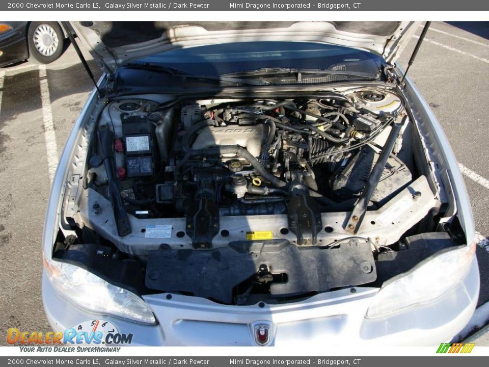 2000 Chevrolet Monte Carlo LS Galaxy Silver Metallic / Dark Pewter Photo #15