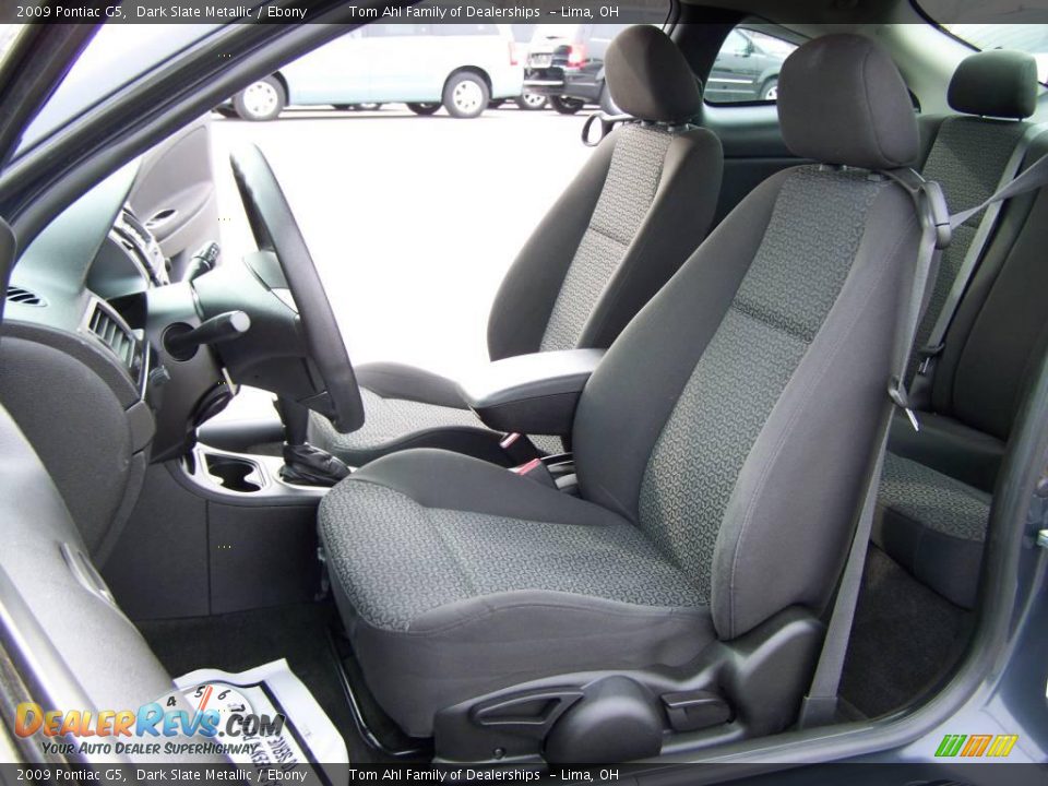 2009 Pontiac G5 Dark Slate Metallic / Ebony Photo #7