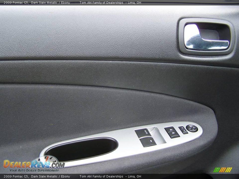 2009 Pontiac G5 Dark Slate Metallic / Ebony Photo #8