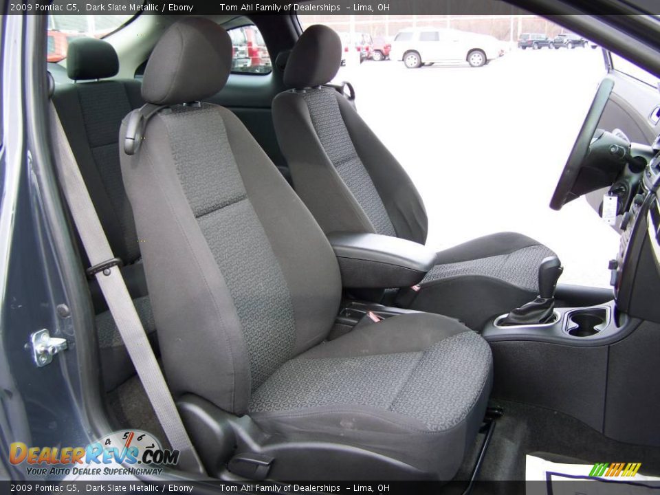 2009 Pontiac G5 Dark Slate Metallic / Ebony Photo #9