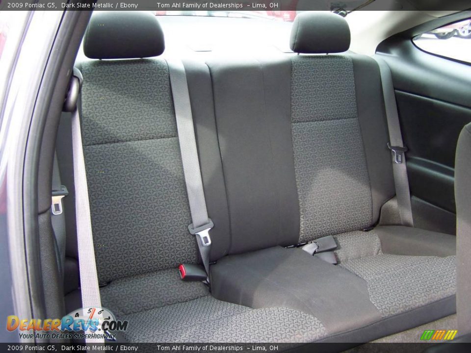 2009 Pontiac G5 Dark Slate Metallic / Ebony Photo #10
