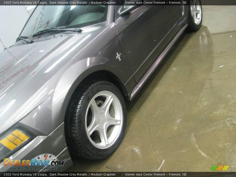 2003 Ford Mustang V6 Coupe Dark Shadow Grey Metallic / Medium Graphite Photo #3