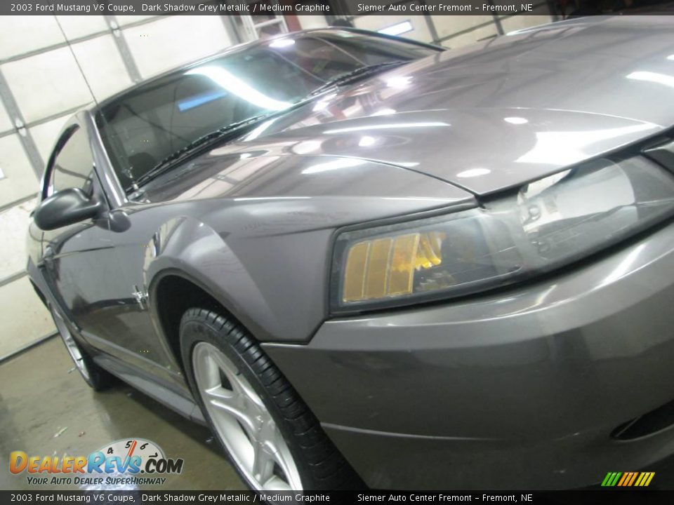 2003 Ford Mustang V6 Coupe Dark Shadow Grey Metallic / Medium Graphite Photo #4