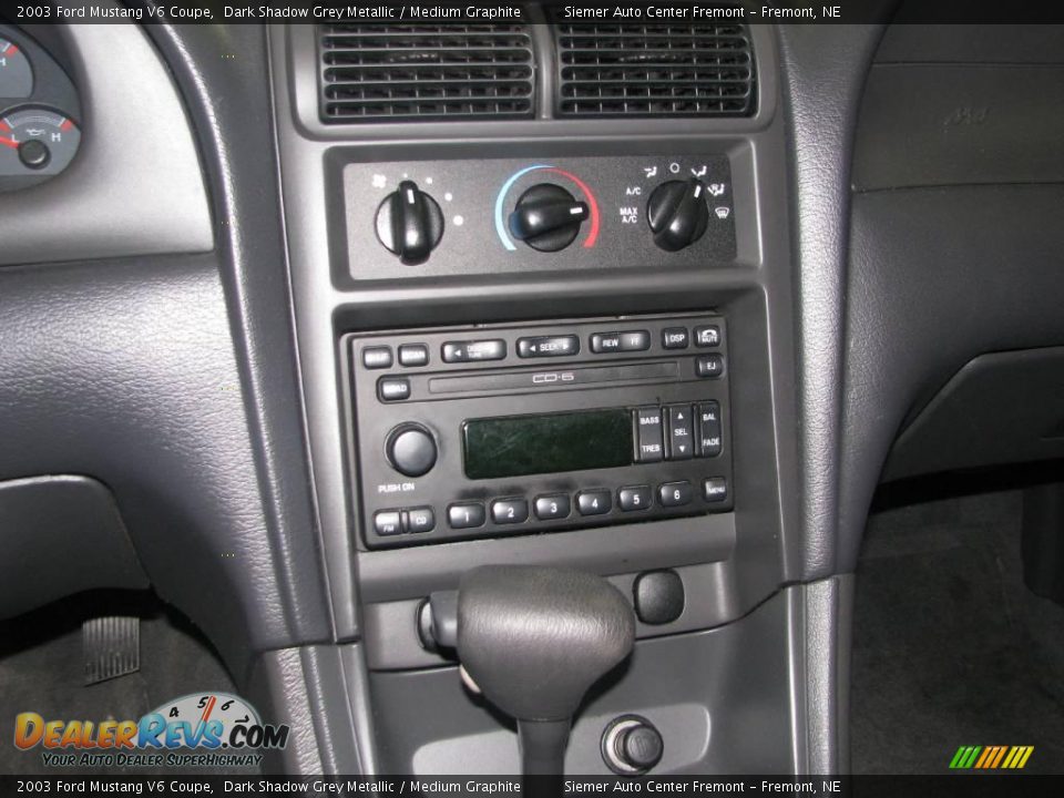 2003 Ford Mustang V6 Coupe Dark Shadow Grey Metallic / Medium Graphite Photo #8