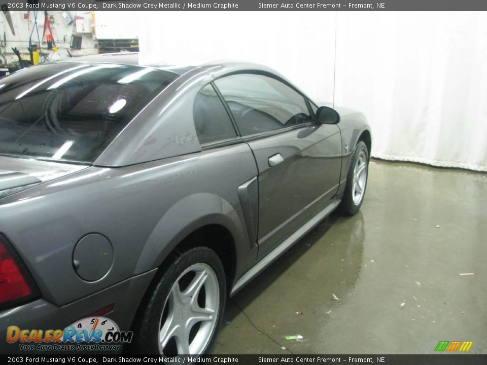 2003 Ford Mustang V6 Coupe Dark Shadow Grey Metallic / Medium Graphite Photo #9