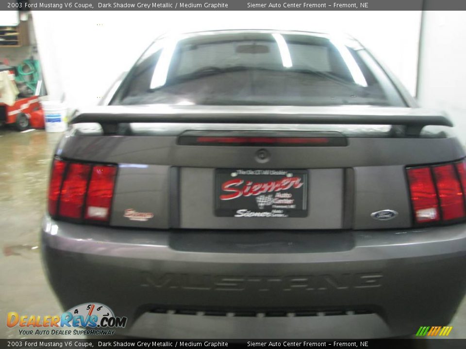 2003 Ford Mustang V6 Coupe Dark Shadow Grey Metallic / Medium Graphite Photo #10