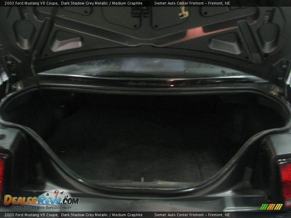 2003 Ford Mustang V6 Coupe Dark Shadow Grey Metallic / Medium Graphite Photo #17