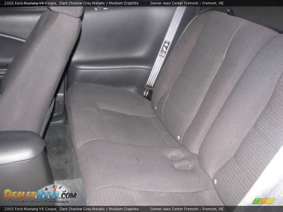 2003 Ford Mustang V6 Coupe Dark Shadow Grey Metallic / Medium Graphite Photo #18