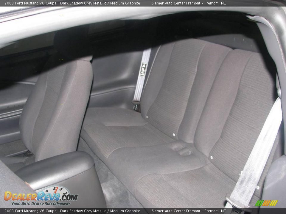 2003 Ford Mustang V6 Coupe Dark Shadow Grey Metallic / Medium Graphite Photo #19