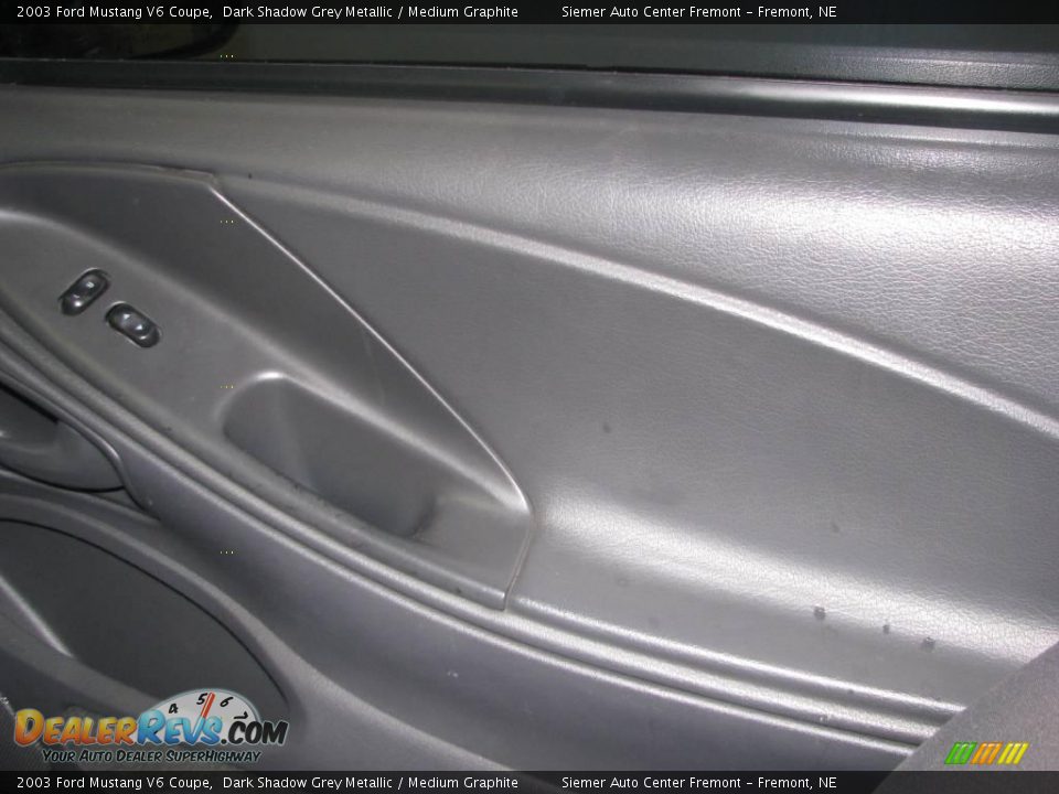 2003 Ford Mustang V6 Coupe Dark Shadow Grey Metallic / Medium Graphite Photo #24