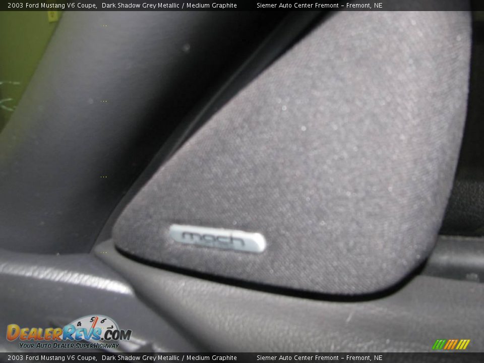 2003 Ford Mustang V6 Coupe Dark Shadow Grey Metallic / Medium Graphite Photo #25