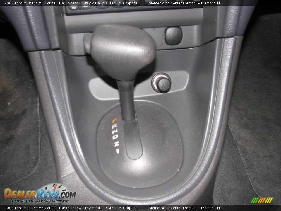 2003 Ford Mustang V6 Coupe Dark Shadow Grey Metallic / Medium Graphite Photo #26