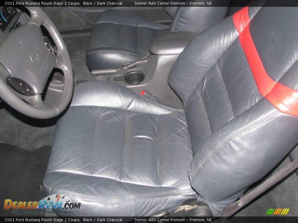 2001 Ford Mustang Roush Stage 1 Coupe Black / Dark Charcoal Photo #5