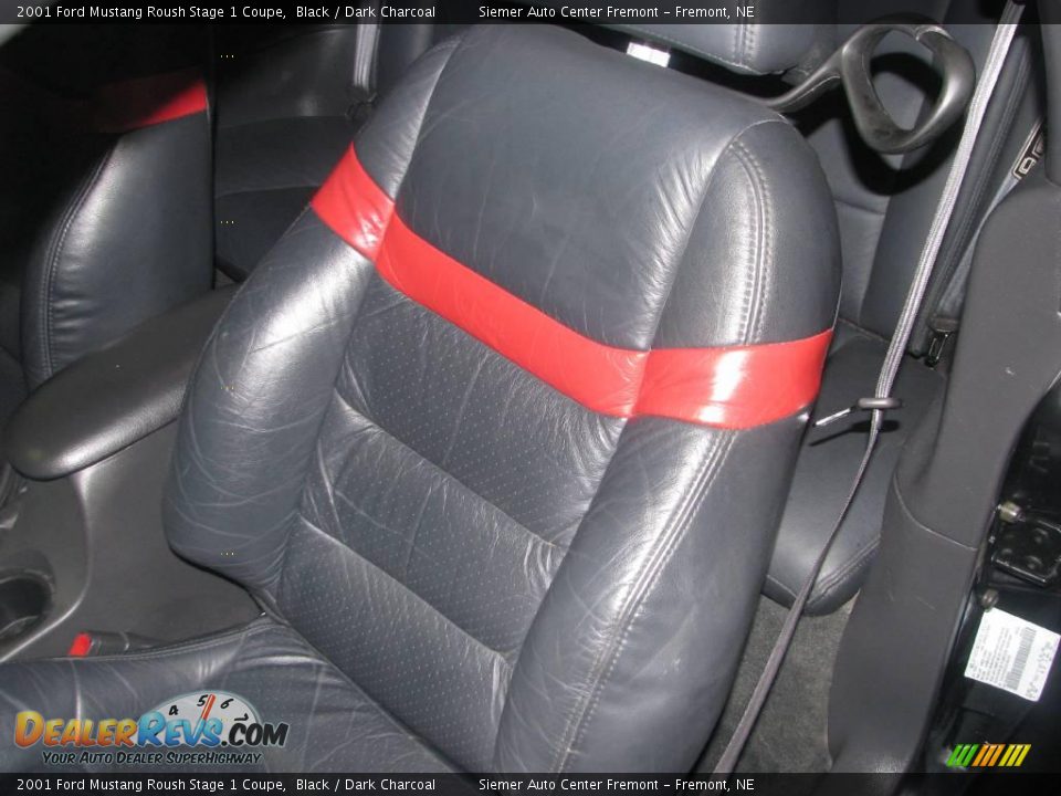2001 Ford Mustang Roush Stage 1 Coupe Black / Dark Charcoal Photo #7