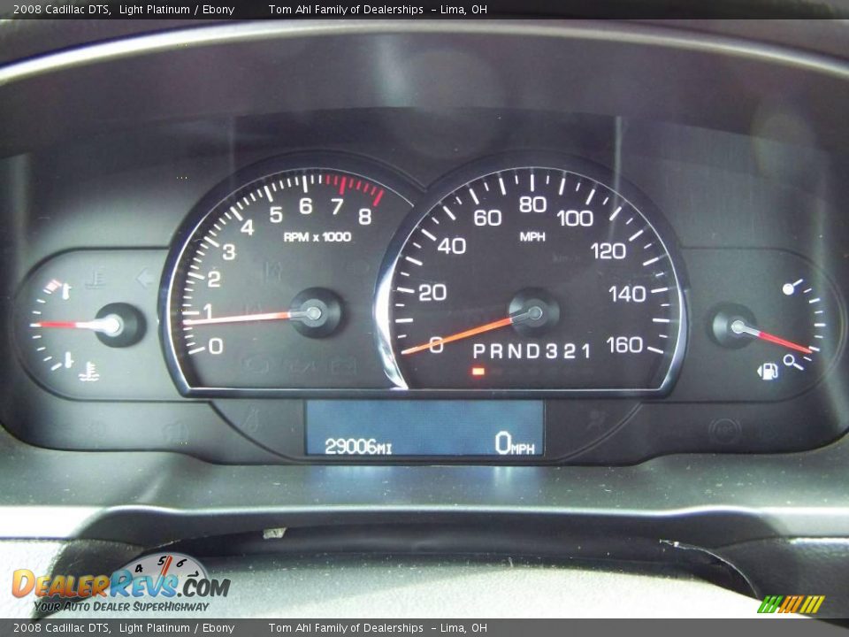 2008 Cadillac DTS Light Platinum / Ebony Photo #20