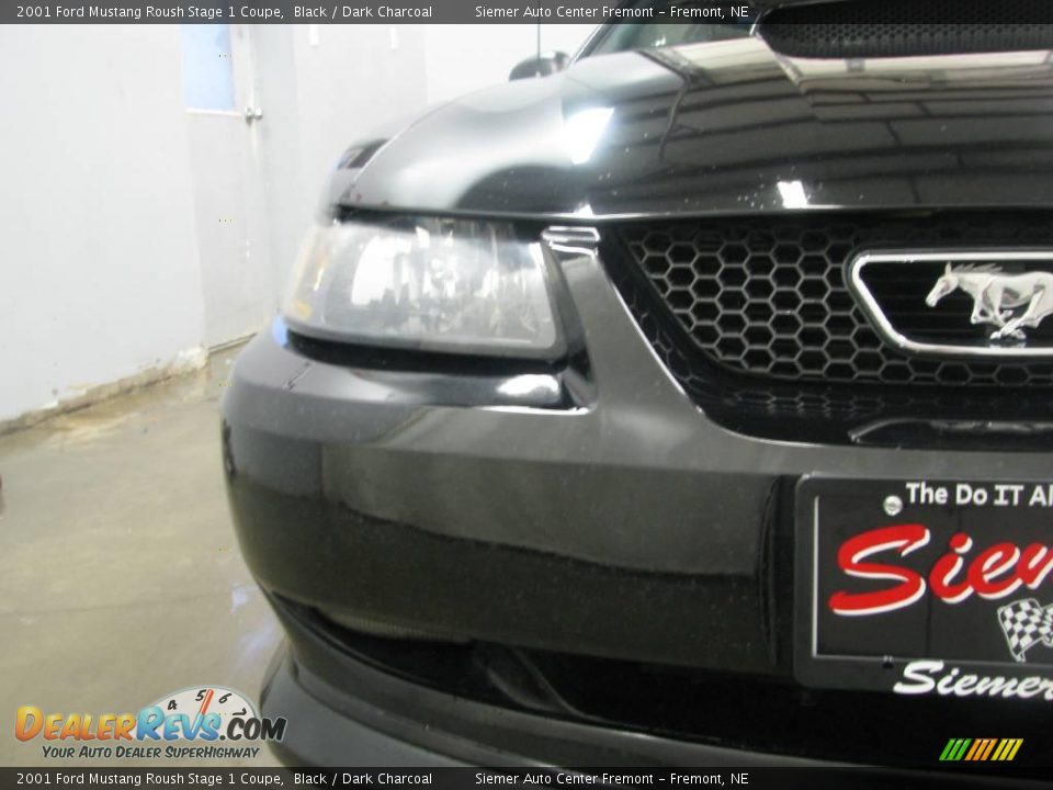 2001 Ford Mustang Roush Stage 1 Coupe Black / Dark Charcoal Photo #10