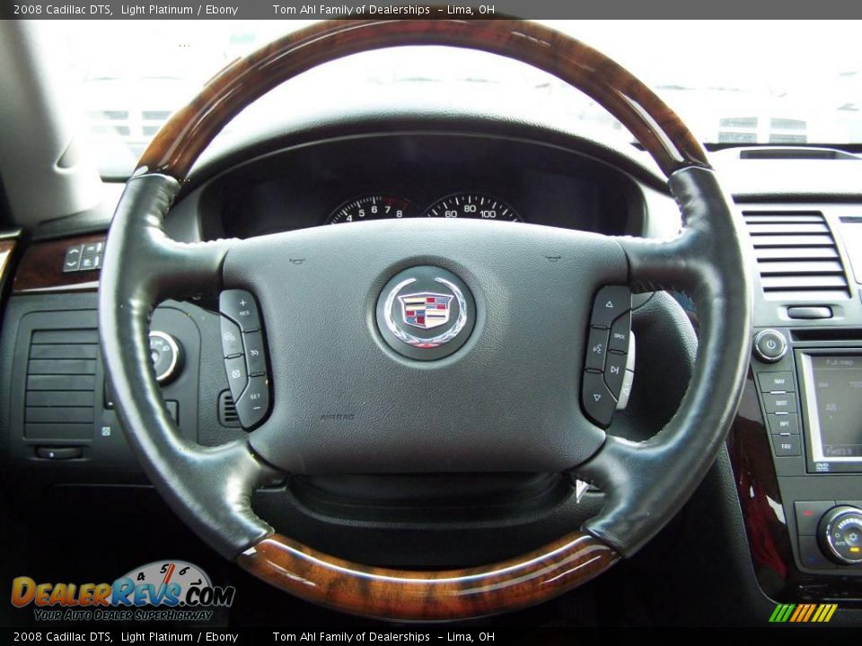 2008 Cadillac DTS Light Platinum / Ebony Photo #21